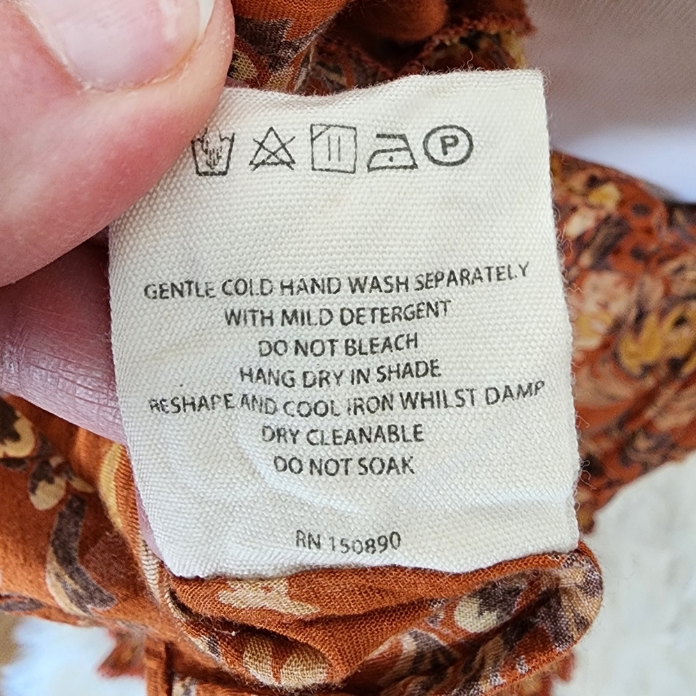 Spell & Gypsy Designs Aurora Blouse Burnt Ember XL - Picture 10 of 15